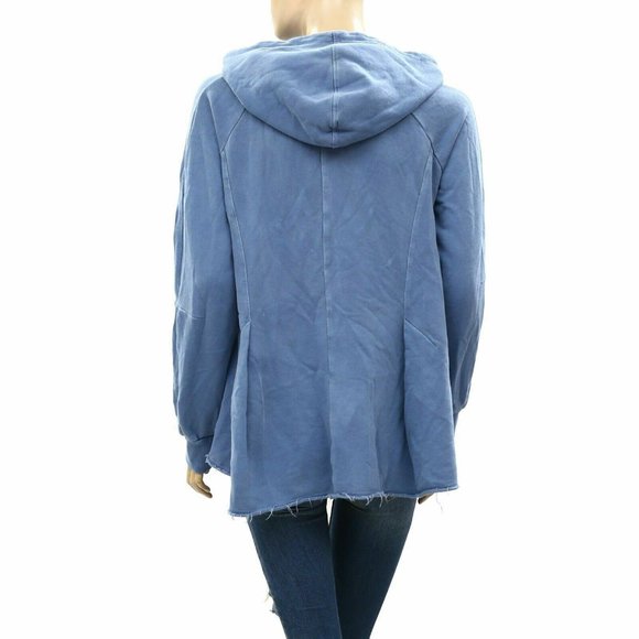 Pilcro & The Letterpress Anthropologie Flynn Hoodie Sweatshirt Top XSP - Picture 9 of 10